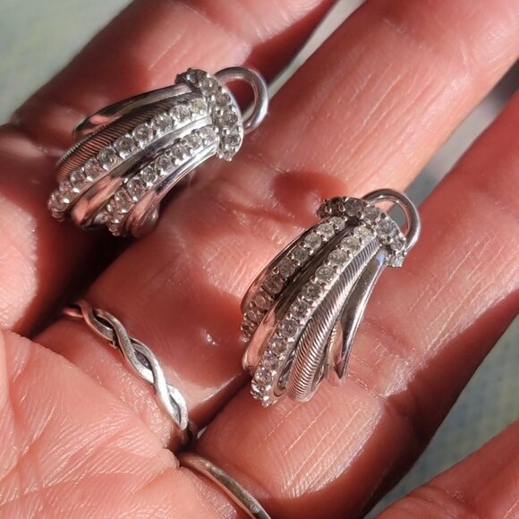 *RARE* Old Judith Ripka JR piece 925 sterling silver glamorous ribbed different - Picture 15 of 16